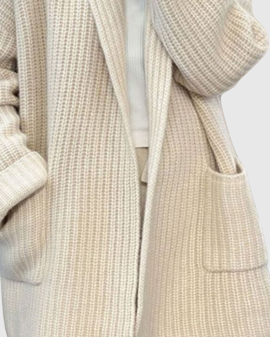 Mabel | Wool Blend Knitted Cardigan