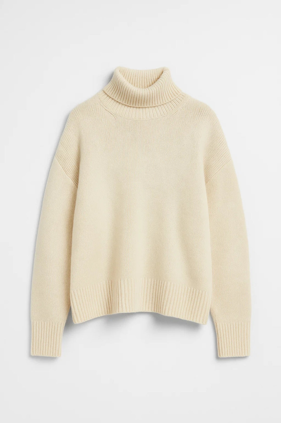 MELIORA | LOOSE-FIT ROLL-NECK KNIT SWEATER