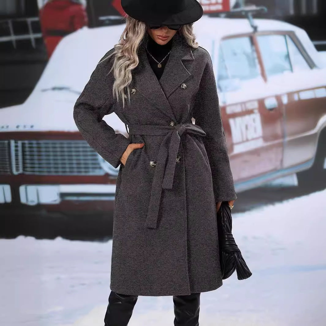 Juliette - Double-Breasted Long Coat