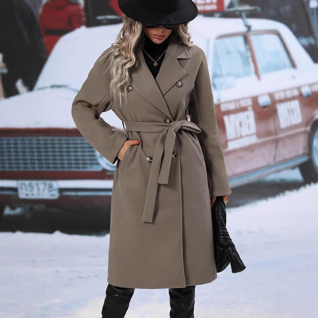 Juliette - Double-Breasted Long Coat