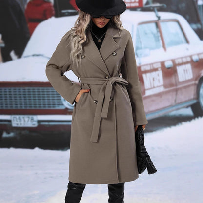 Juliette - Double-Breasted Long Coat