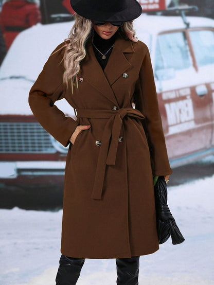 Juliette - Double-Breasted Long Coat