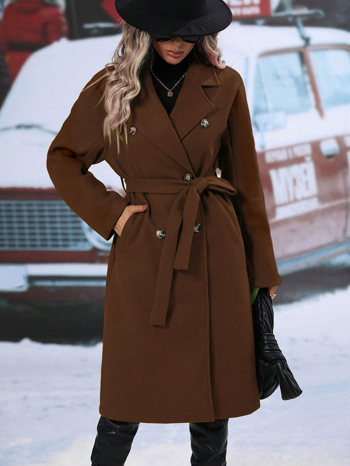 Juliette - Double-Breasted Long Coat