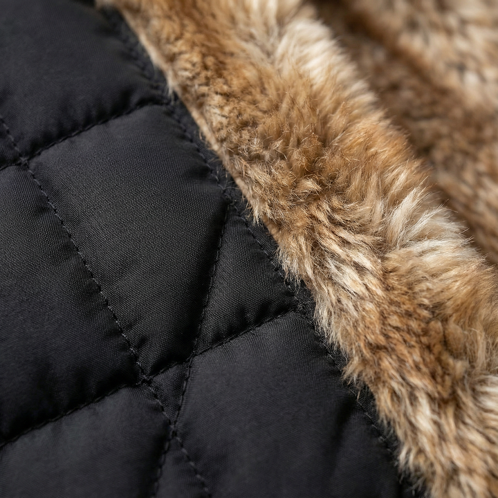 Fur Hooded Premium Coat