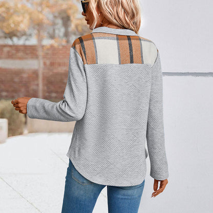 Aveline – Plaid Sweatshirt for Women