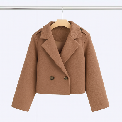 Élise | Manteau Court en Laine