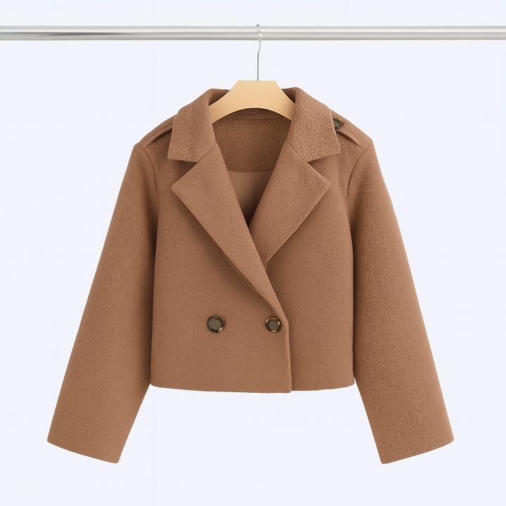 Élise | Manteau Court en Laine