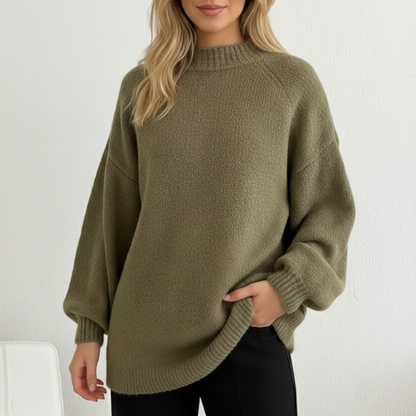 Élodie | Pull chaud et confortable avec col montant