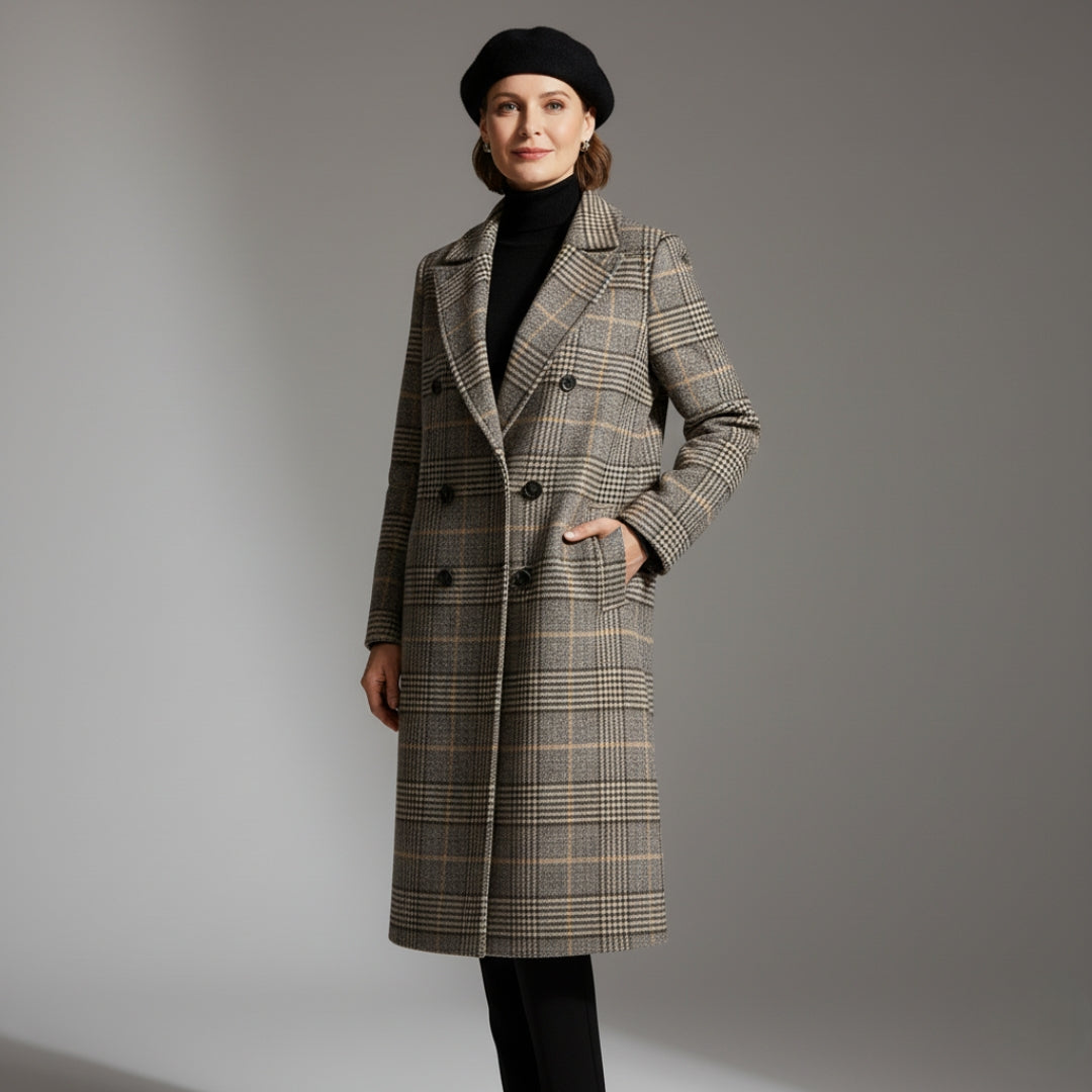 Beatrice | Classic Check Coat