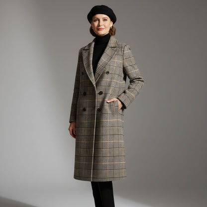 Beatrice | Classic Check Coat