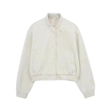 Women's Cropped Bomber Jacket