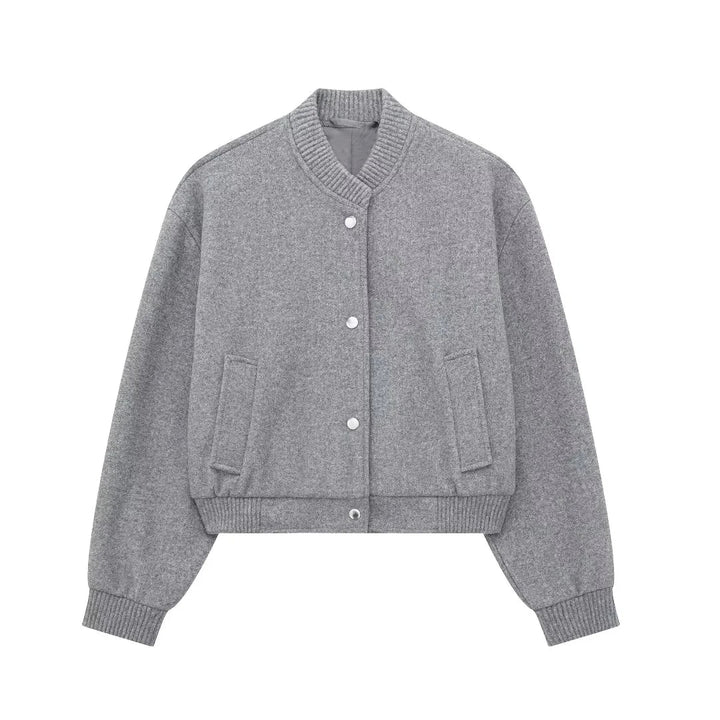 Women's Cropped Bomber Jacket