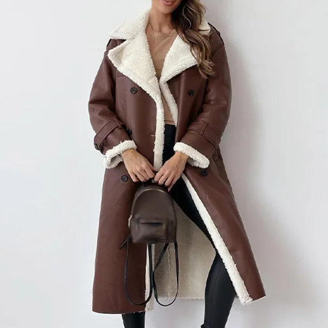 Women's Long Elegant Winter Coat 5