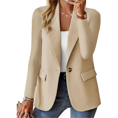 Women's Plus Size Casual Long Sleeve Blazer 7