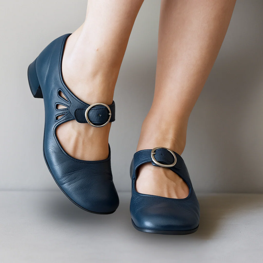 Brigitte Bordeaux | Mocassins orthopédiques en cuir ⏐ Édition premium