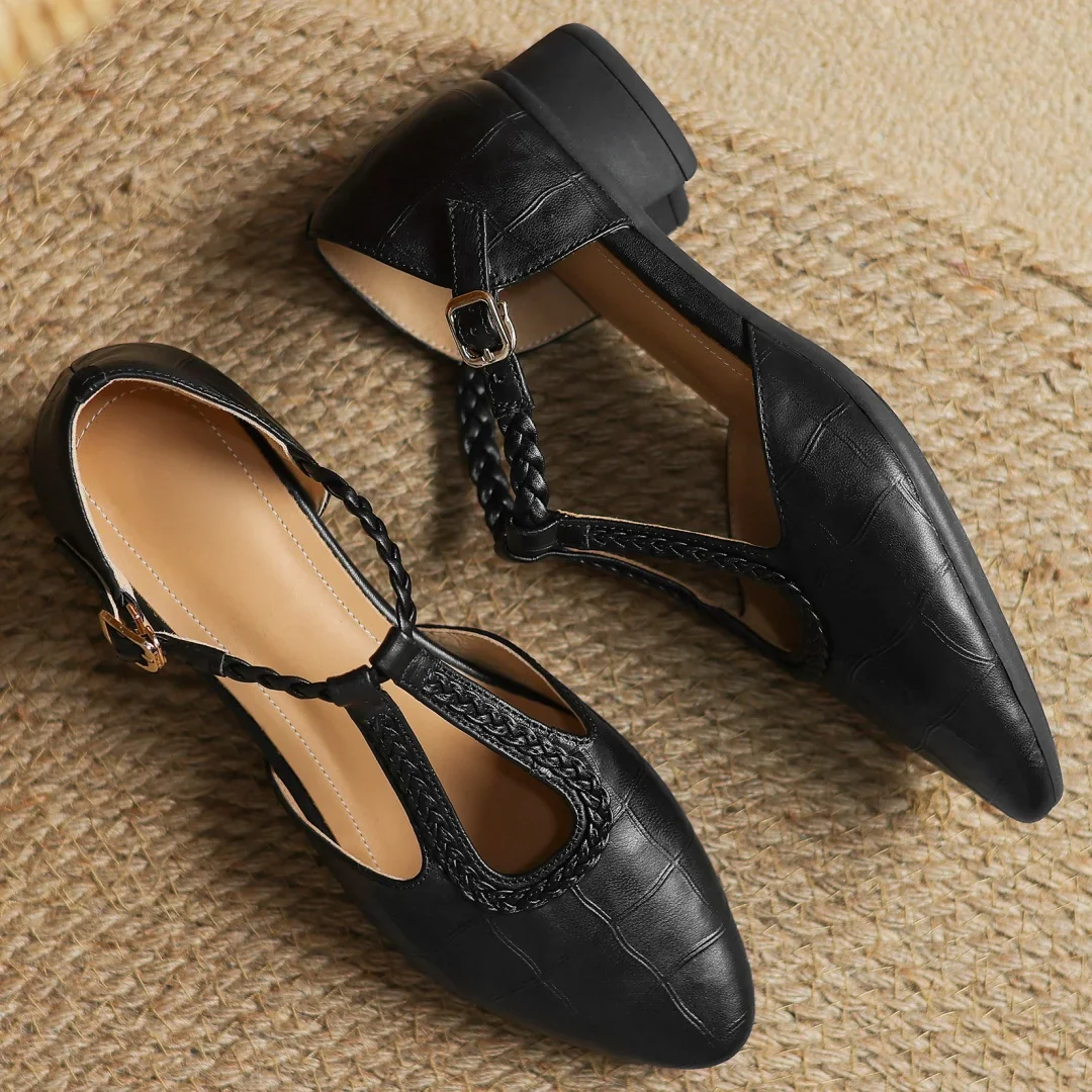 Brigitte Bordeaux | Chaussures orthopédiques en cuir ⏐ Édition premium