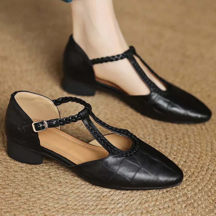 Brigitte Bordeaux | Chaussures orthopédiques en cuir ⏐ Édition premium