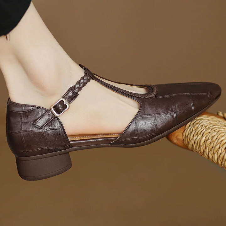 Brigitte Bordeaux | Chaussures orthopédiques en cuir ⏐ Édition premium