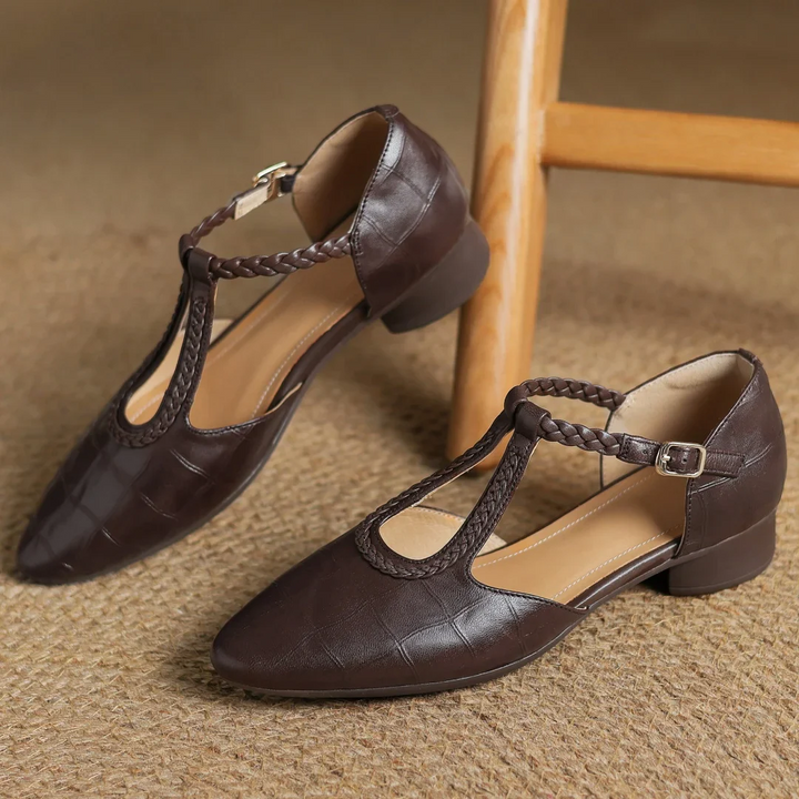 Brigitte Bordeaux | Chaussures orthopédiques en cuir ⏐ Édition premium