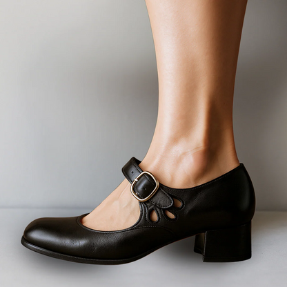 Brigitte Bordeaux | Mocassins orthopédiques en cuir ⏐ Édition premium