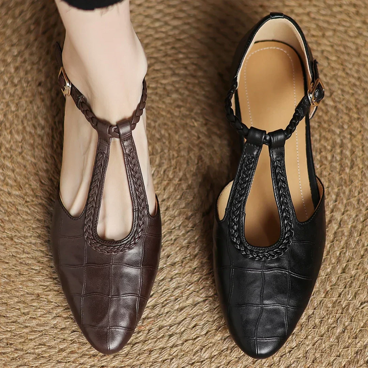Brigitte Bordeaux | Chaussures orthopédiques en cuir ⏐ Édition premium