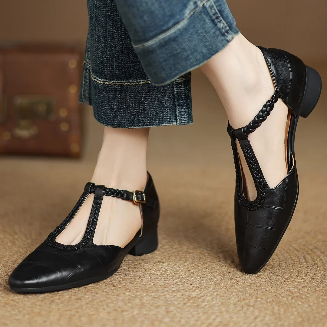 Brigitte Bordeaux | Chaussures orthopédiques en cuir ⏐ Édition premium