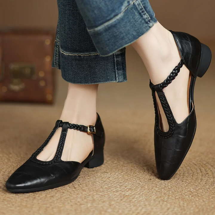 Brigitte Bordeaux | Chaussures orthopédiques en cuir ⏐ Édition premium